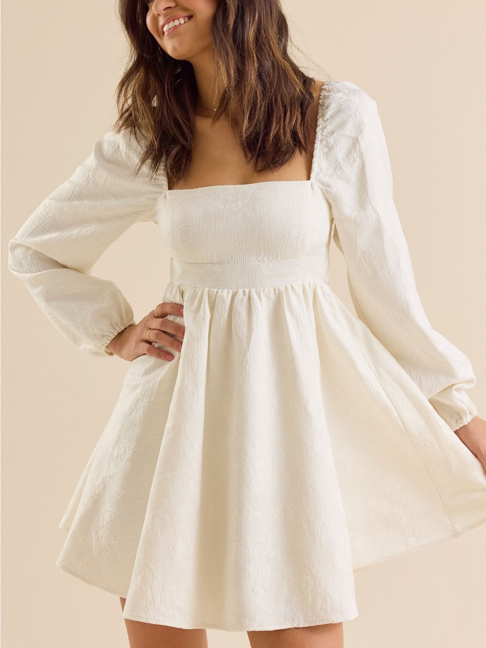 ALTAR'D STATE EILEEN SATIN MINI DRESS